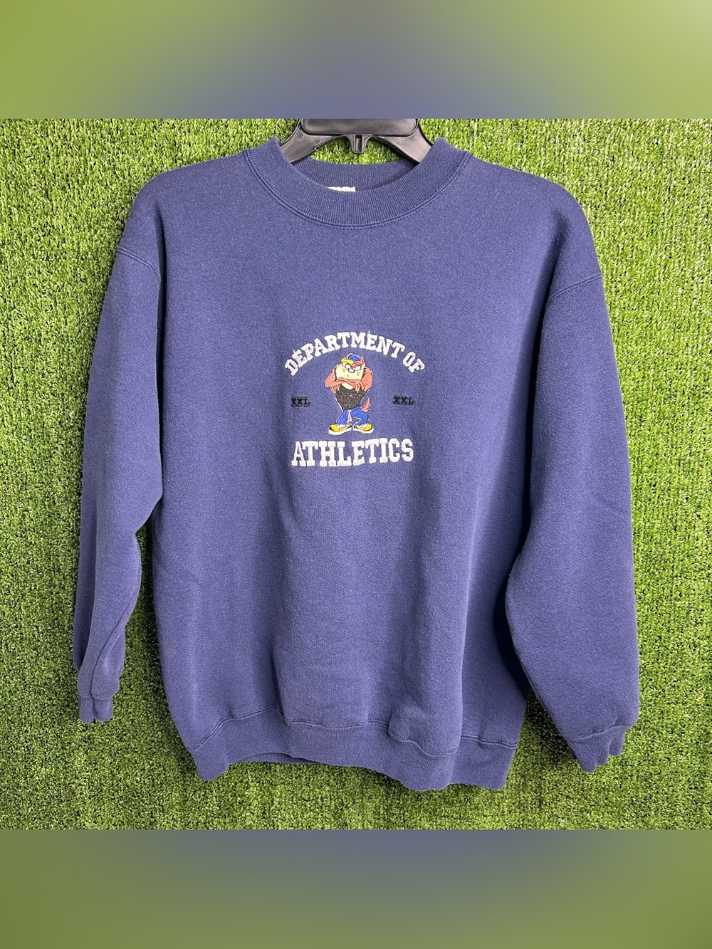 Vintage Warner Bros Looney Tunes Taz Crewneck Sweater Men’s Size Large E15